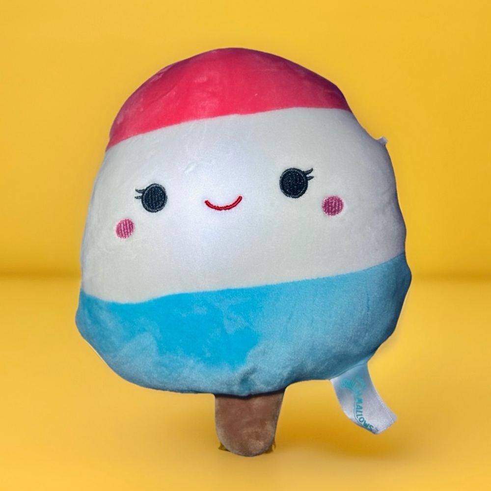 Squishmallows Lelila Popsicle 10” NWOT Bombpop Red white and Blue (Retired)